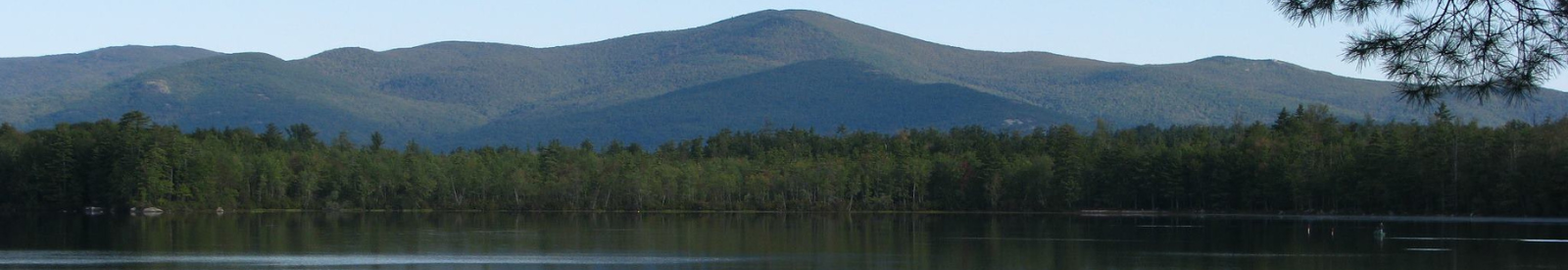 Mirror Lake, NH mountain view